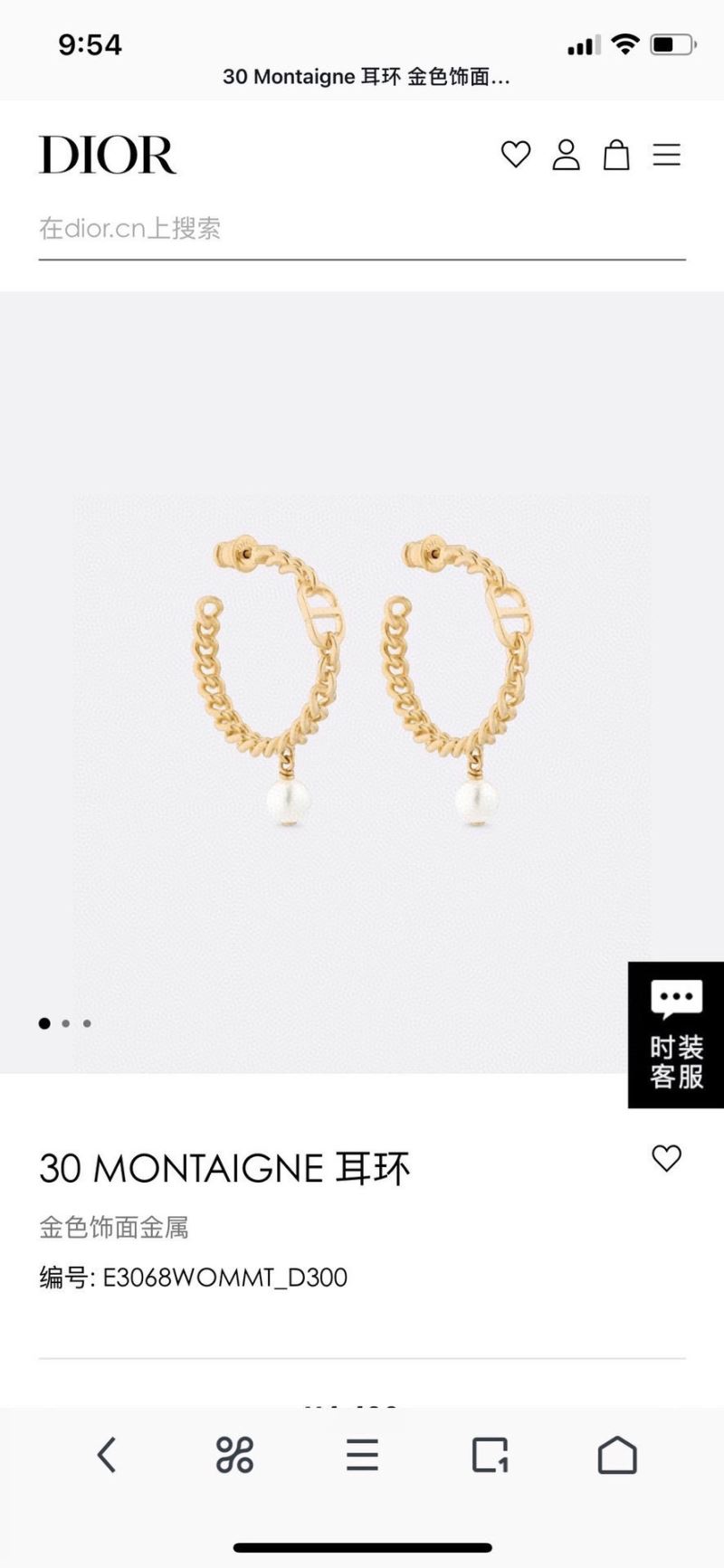 Christian Dior Earrings